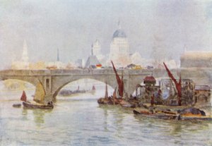 South End of Waterloo Bridge (kolor lito)