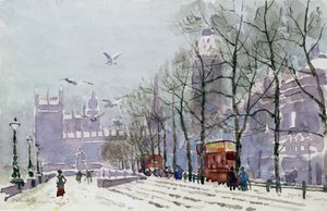 Dzień zimy, Westminster (wc) autorstwa Herbert Menzies Marshall