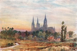 Bayeux z łąk autorstwa Herbert Menzies Marshall
