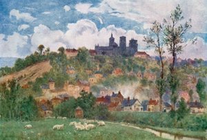 Laon, Widok z równiny autorstwa Herbert Menzies Marshall