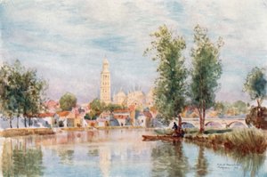 Perigueux z rzeki autorstwa Herbert Menzies Marshall
