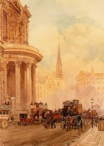Cmentarz św. Pawła (akwarela) autorstwa Herbert Menzies Marshall