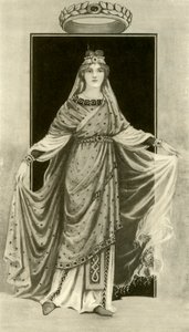 Szlachetna Dama z VI wieku, AD, 1924. autorstwa Herbert Norris