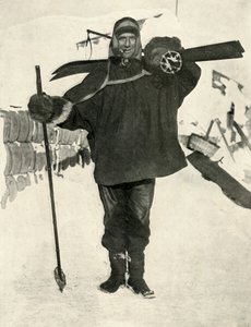 Podoficer Crean, który otrzymał Medal Alberta, 1911, 1913 autorstwa Herbert Ponting