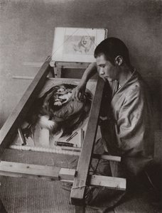 Hafciarka (zdjęcie czarno-białe) autorstwa Herbert Ponting