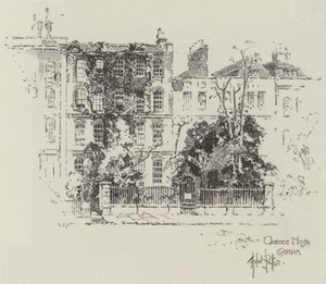 Clarence House w Clapham autorstwa Herbert Railton