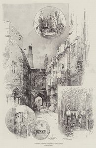 Historyczny Windsor, Szkice Zamku autorstwa Herbert Railton