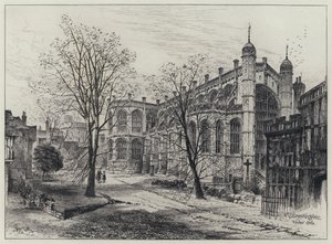 Kaplica św. Jerzego autorstwa Herbert Railton