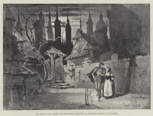 Odrodzenie Fausta w Teatrze Liceum w Ogrodzie Marty w Norymberdze autorstwa Herbert Railton