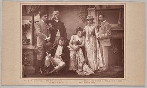 "A Run of Luck" w Drury Lane Theatre autorstwa Herbert Rose Barraud