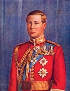 Edward VIII, ilustracja z „Jego Królewskiej Mości Króla Edwarda VIII”, wydana w 1936 r. autorstwa Herbert Vandyk