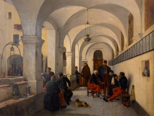 Przybycie francuskich kirasjerów do Nicei w 1859 r., około 1859 r. (olej na płótnie) autorstwa Hercule Trachel