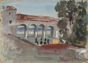 Generalife w Granadzie. autorstwa Hercules Brabazon Brabazon