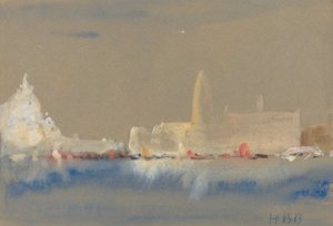 Salute i Pałac Dożów z Bacino di San Marco. autorstwa Hercules Brabazon Brabazon