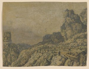 Dolina Górska z Płaskowyżem 1625-30. autorstwa Hercules Seger