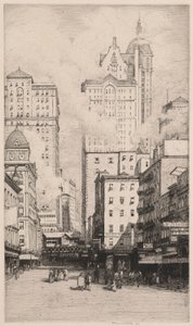 Cortland Street, Nowy Jork autorstwa Herman Armour Webster