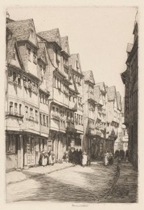 Klostergasse, Frankfurt autorstwa Herman Armour Webster