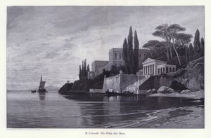 Willa Nerona (rycina) autorstwa Herman David Salomon Corrodi