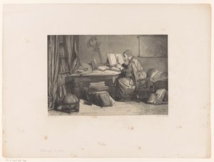 Uczony w gabinecie autorstwa Herman Frederik Carel ten Kate