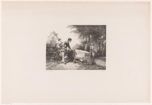 Dwie pary w parku autorstwa Herman Frederik Carel ten Kate