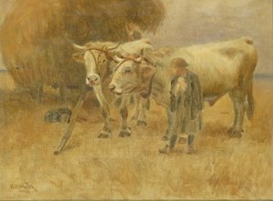 Szkic do żniwiarzy, 1907.