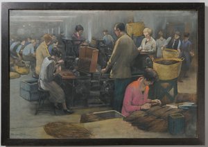 Pierwsza maszyna do cygar w Holandii autorstwa Herman Heijenbrock