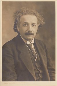 Portret Alberta Einsteina 1879-1955, 1921. autorstwa Herman Mishkin