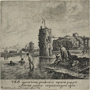 Wiosna autorstwa Herman Saftleven