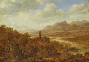 Krajobraz z Renem, 1652