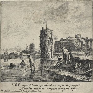 Wiosna, 1650 autorstwa Herman the Younger Saftleven