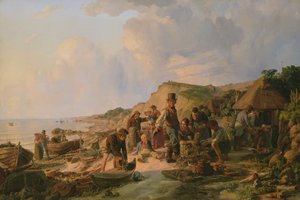Powrót rybaka w Probsteier, 1837 r.