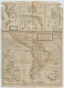 Nowa i dokładna mapa krajów przybrzeżnych i wysp w granicach Ye South Sea Company