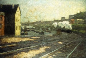 Wejście na stację autorstwa Hermann Pleuer