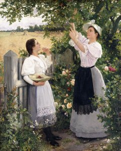 Zbieracze wiśni, 1894 autorstwa Hermann Seeger