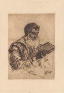 Modlący się Żyd autorstwa Hermann Struck (signed by artist)