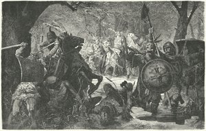 Krucjata Ottokar II z Czech przeciwko pogańskim Prusom, 1255 autorstwa Hermann Vogel