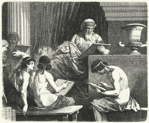 Solon, prawodawca Aten autorstwa Hermann Vogel