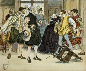Atak Jeana Chatela (1575-1594) 27 grudnia 1594, który wszedł do hotelu Gabrielle d