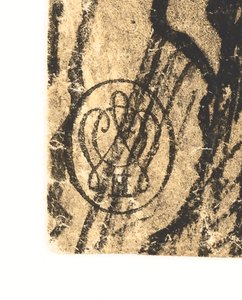 Złożenie do grobu Chrystusa (recto); Krajobraz z miastem nad rzeką (verso)