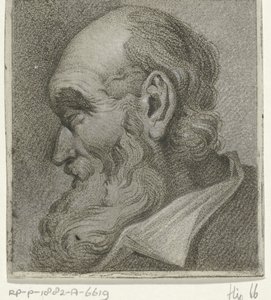 Portret starca z profilu