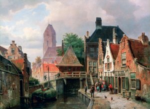 Widok na Oudewater, ok. 1867 r.