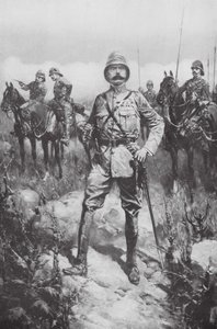 Lord Kitchener na Veldt (litografia) autorstwa Hermanus Willem (after) Koekkoek