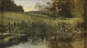 Nad brzegiem rzeki, 1869 autorstwa Heywood Hardy