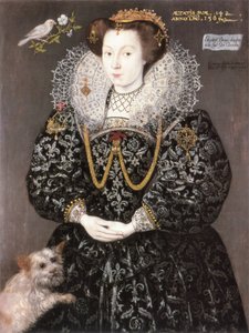 Elizabeth Brydges 1589 autorstwa Hieronimo Custodis