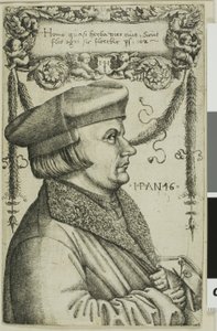 Portret mężczyzny autorstwa Hieronymous Hopfer