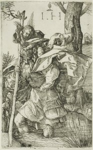Święty Krzysztof autorstwa Hieronymous Hopfer