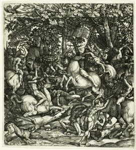 Walka autorstwa Hieronymous Hopfer