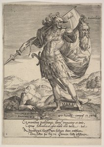 Juda z głową Adonibezek, z Willem van Haecht, Tyrannorum proemia, 1578, 1578.