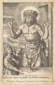 Krew Odkupiciela czczona przez dwóch aniołów przed 1619 r.