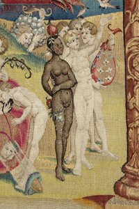 Ogród rozkoszy ziemskich. ok. 1560 (gobelin) autorstwa Hieronymus (after) Bosch